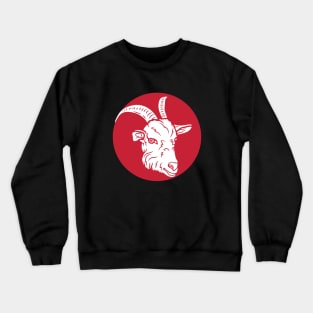 Goat Head Design Crewneck Sweatshirt